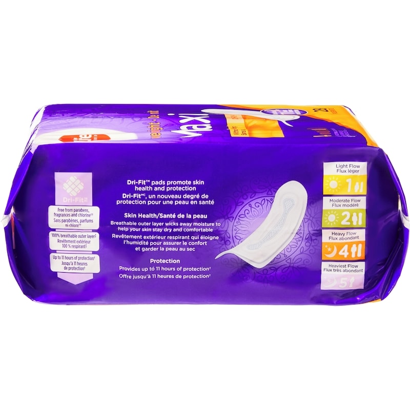 Overnight Maxi Pads 28 Pack