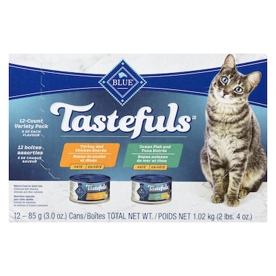 Natural Food For Adult Cats Paté 12-Count Variety Pack