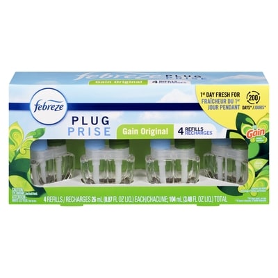 Febreze Recharge d'huile parfumée Gain Orginal 104 ml, 20,57 $/100ml