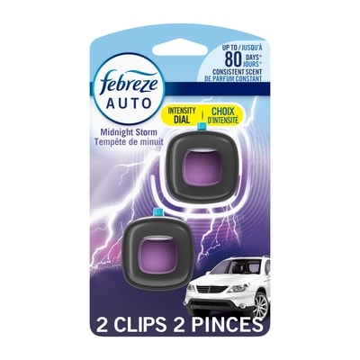 Febreze Car Air Freshener Odor-Fighting Automotive Vent Clip MnS, 2ct 4 ml, $24.98/10ml