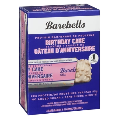 Barre protéinée gâteau d'anniversaire