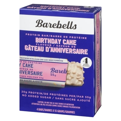 Barre protéinée gâteau d'anniversaire