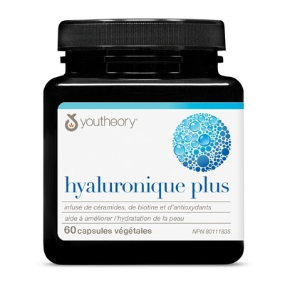 Youtheory Capsules hyaluronique plus 60 ea, 0,53 $/1ch