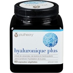 Youtheory Hyaluronique plus 60 ea, 0,66 $/1ch