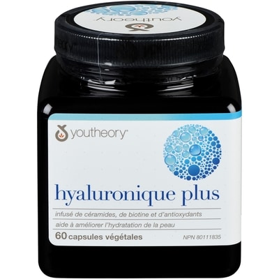 Youtheory Hyaluronique plus 60 ea, 0,50 $/1ch