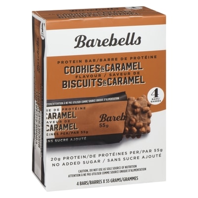 Barre protéinée biscuits et caramel