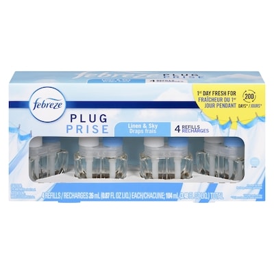 Febreze Plug Scented Oil Refill, Linen & Sky 104 ml, $1.83/10ml