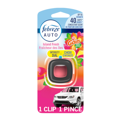 Febreze Car Odor-Fighting Air Freshener Vent Clip with Scent, Island Fresh, 1 count 2 ml, $274.50/100ml