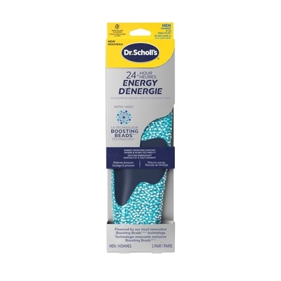 Dr Scholls 24-Hour Energy Multipurpose Insoles, Men 1 ea, $29.99/1ea