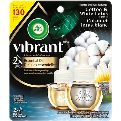 Air Wick Scented Oil - Refill - Vibrant™ Cotton & White Lotus 23.9 ml, $20.83/100ml