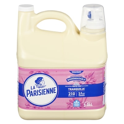 La Parisienne Assouplisseur tranquilia 5.04 l, 0,35 $/100ml