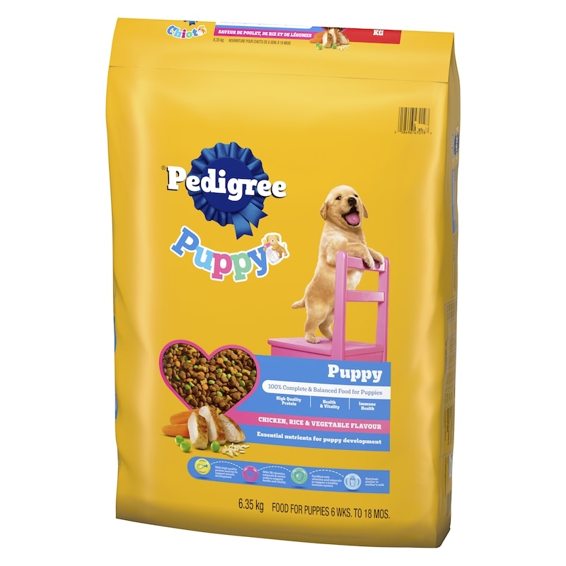 Dog Food, Dry Food For Puppy With Chicken, Rice & Vegetable Flavour