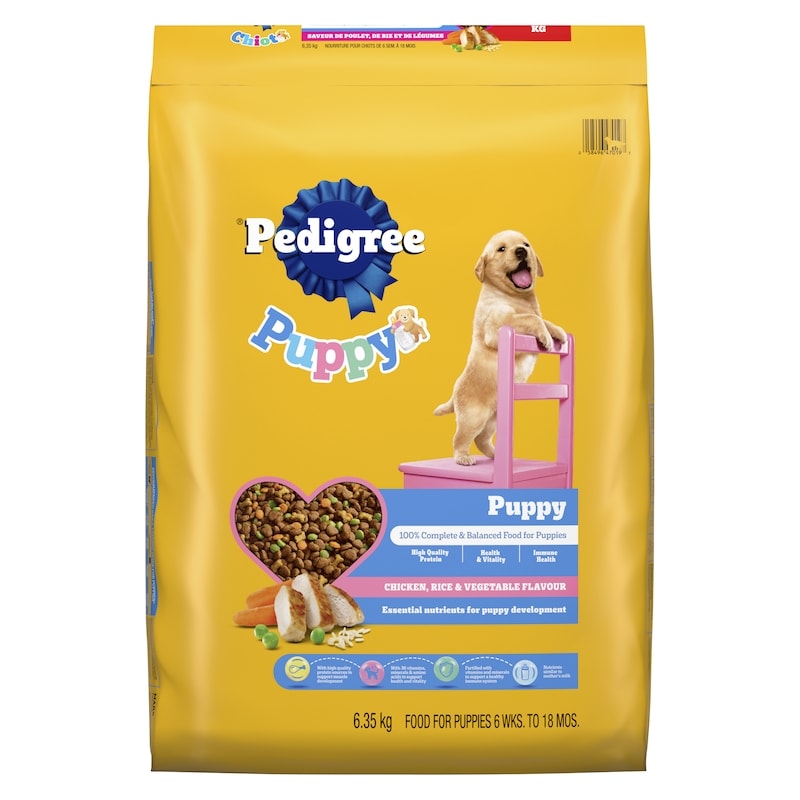 Dog Food, Dry Food For Puppy With Chicken, Rice & Vegetable Flavour