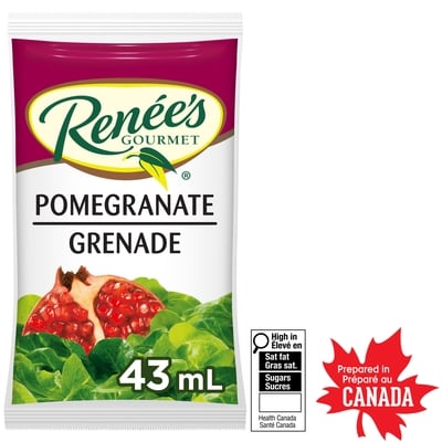 Renees Pomegranate Dressing 43 ml, $1.40/100ml