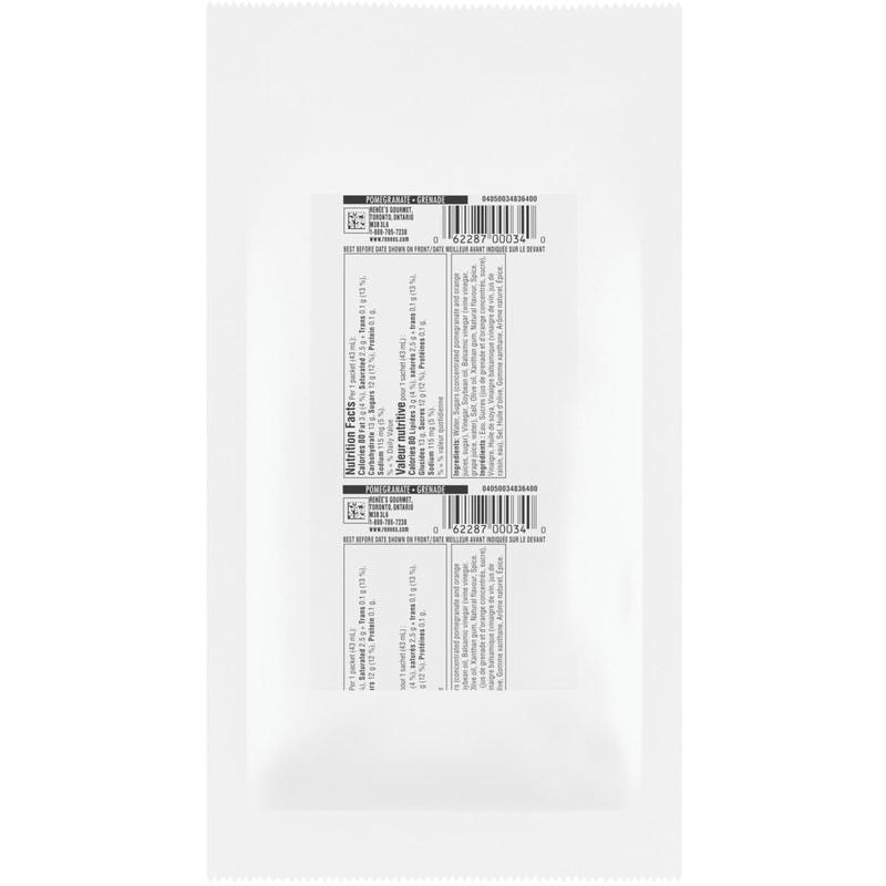 Dressing Pomegranate And Spices