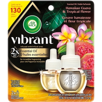 Air Wick Scented Oil - Refill - Vibrant™ Hawaiian Guava & Tropical Flower 2x23.9 ml, $33.31/100ml