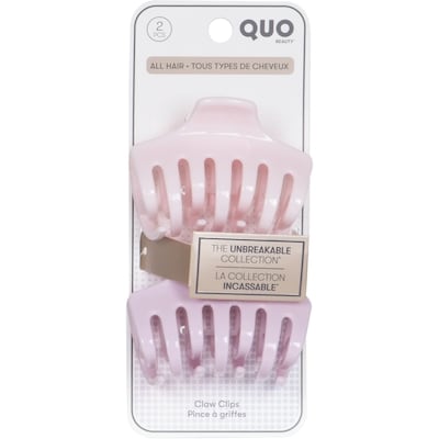 Quo Beauty Clip à pince incassable 2 unités Pastel 2 ea, 5,50 $/1ch