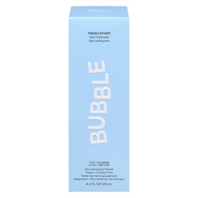 Bubble Gel Cleanser Fresh Start 125 ml, $17.59/100ml