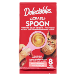 Lickable Spoon Cat Treat with Salmon