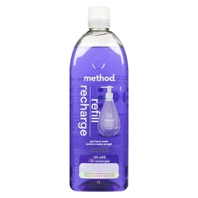 Method Gel Hand Wash Refill French Lavender 1 l, $1.10/100ml