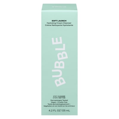 Bubble Crème nettoyante hydratante soft launch 125 ml, 19,19 $/100ml