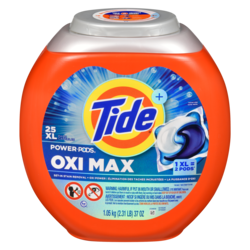 Oxi Max Power PODS Laundry Detergent Pods, 25 Count, Stain Remover Plus Oxi Power