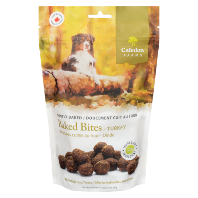 Caledon Farms Gâteries naturelles pour chiens bouchées cuites au four - dinde 265 g, 3,77 $/100g