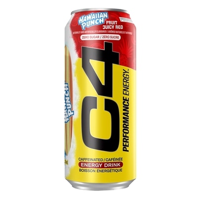 Hawaiian Punch Performance Energy Caffeinated Energy Drink Hawaiian Punch Fruit Juicy Red 473 ml, $0.80/100ml