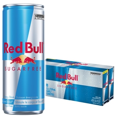 Red Bull Energy Drink, Sugarfree, (12 pack) 12x250.0 ml, $0.83/100ml