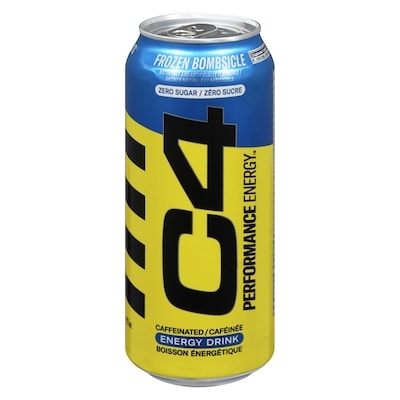 Cellucor Performance energy caféinée boisson énergétique frozen bombsicle 473 ml, 0,84 $/100ml