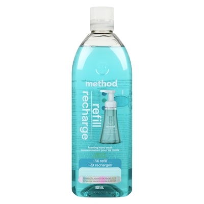 Method Foaming Hand Wash Refill Waterfall 828 ml, $1.33/100ml
