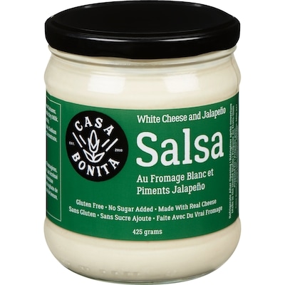 Casa Bonita White Cheese And Jalapeño Salsa Mild 425 g, $1.64/100g