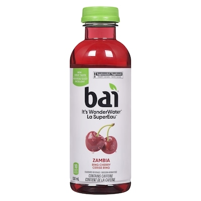 Bai Flavoured Beverage Zambia Bing Cherry 530 ml, $0.66/100ml