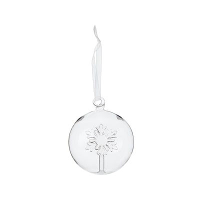 Life at Home Ornement de boule en verre – flocon de neige 1 ea, 7,00 $/1ch