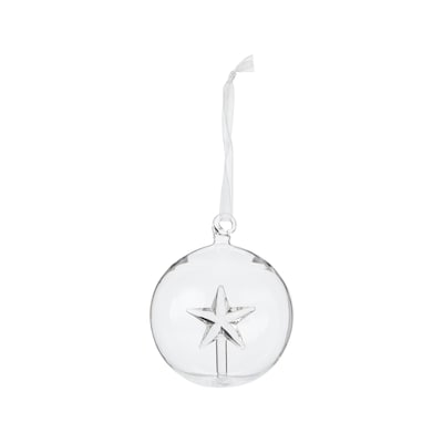 Life at Home Ornement de boule en verre – étoile 1 ea, 4,55 $/1ch