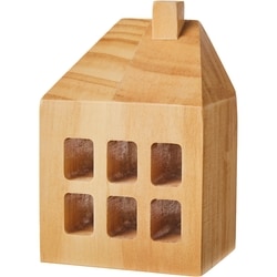 Life at Home Wood House 4 in - Natural 1 ea, $5.00/1ea