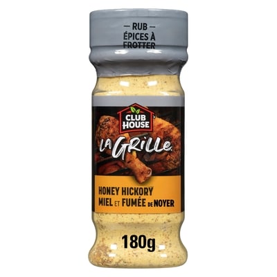 Club House La Grille Honey Hickory Seasoning 180 g, $3.61/100g
