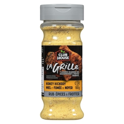 Club House La Grille Assaisonnement miel et fumée de noyer 180 g, 4,99 $/100g