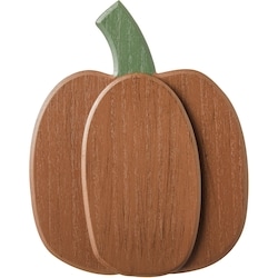 null Wooden Pumpkin Decoration - Brown 1 ea, $9.00/1ea