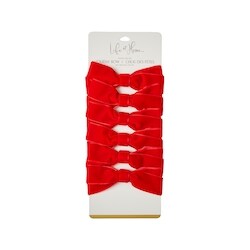 Life at Home Lot de 6 choux des fêtes en velours – rouge 6 ea, 8,00 $/1ch