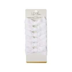Life at Home Holiday Velvet Bows 6 Pack - White 6 ea, $8.00/1ea