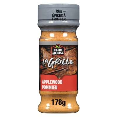 Club House La Grille Lg Applewood Flavd Seas Rub 178 g, $3.65/100g