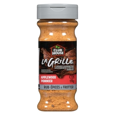 Club House La Grille Applewood Flavoured Seasoning Rub 178 g, $5.05/100g