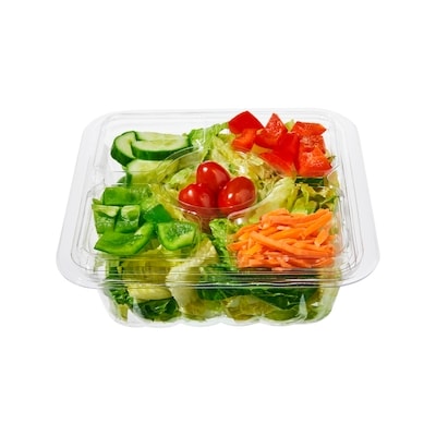 Premium Garden Salad with Iceberg Lettuce, Small (Includes 1 free 44ml dressing)