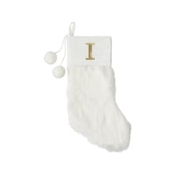 Life at Home Ivory Faux Fur Monogram Stocking - Letter I 1 ea, $19.00/1ea