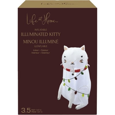 Life at Home Minou illuminé gonlable 1 ea, 29,00 $/1ch