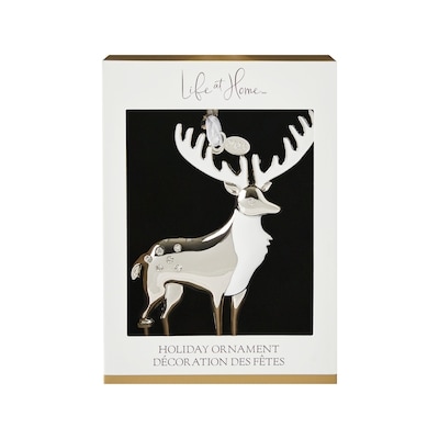 Life at Home Ornement de chevreuil en métal 1 ea, 10,00 $/1ch