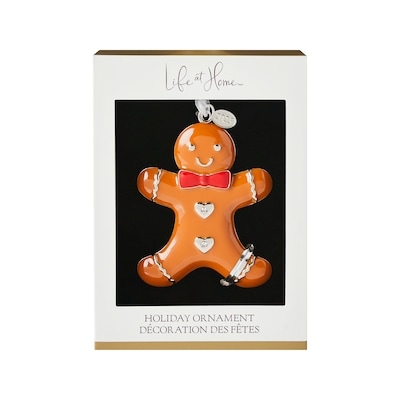 Life at Home Metal Gingerbread Ornament 1 ea, $10.00/1ea
