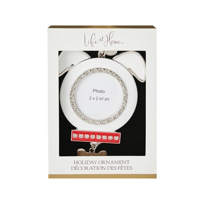 Life at Home Metal Puppy Photo Frame Ornament 1 ea, $6.50/1ea