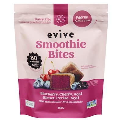 Evive Smoothie Bites Blueberry, Cherry, Açai 144 g, $6.45/100g